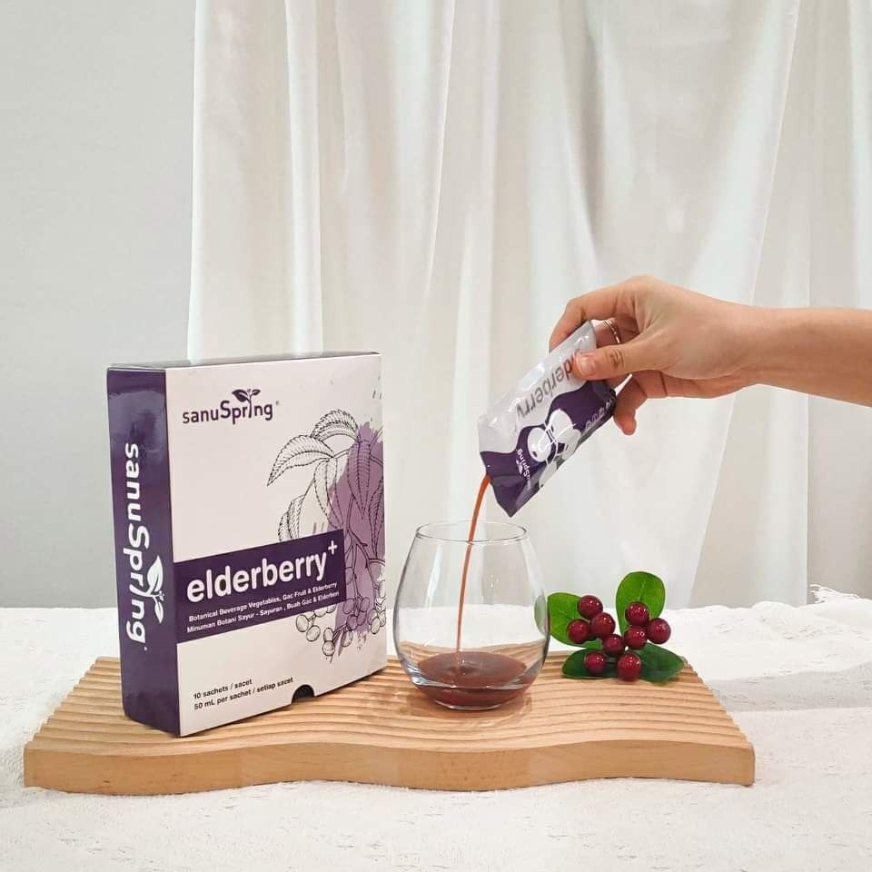 sanuSpring Elderberry+ (1 Set - 30 Sachets)